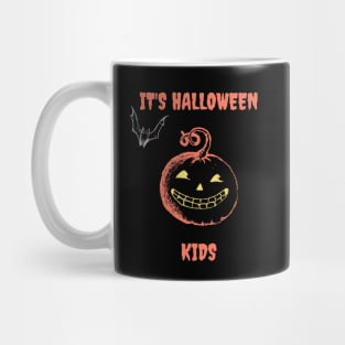 It's Halloween Kids Pumpkin Head Mug